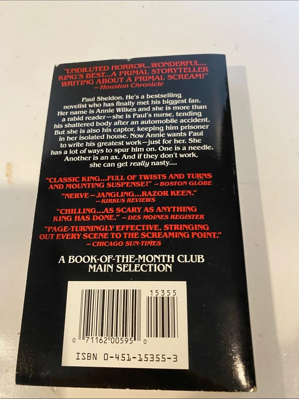 “Misery” by Stephen King